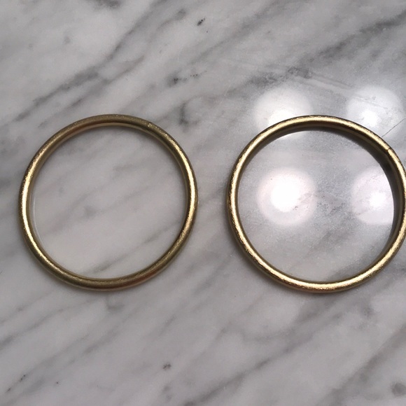 Shelia Fajl Gold Bangles - SOLD - Picture 1 of 2